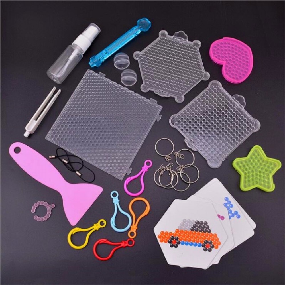 Beads Children diy water magic bead tool accessories template combination board spray bean drop painting base toy