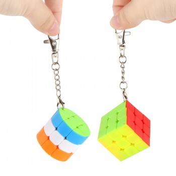 3x3x3 2x2x2 Magic Cube Puzzle Toy Original Box Speed Cube Rubiks Puzzle Cube Keychain Educational Toy For Children Gift