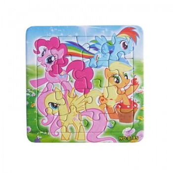 Little Pony Series Puzzles Animal Cartoon Educational Toy For Children Digital Paper Puzzle Game Kid Toys Free Shipping