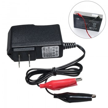 Car Battery Charger Adapter 6V/1A 7Ah Kroak US Plug Sealed Lead Acid Rechargeable Bicycle Toy Car Storage Scooter Power Charger