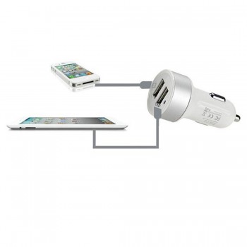 New Car Charger 5V 3.1A Quick Charge Dual USB Port LED Display Cigarette Lighter Phone Adapter Car Charger Voltage Detect