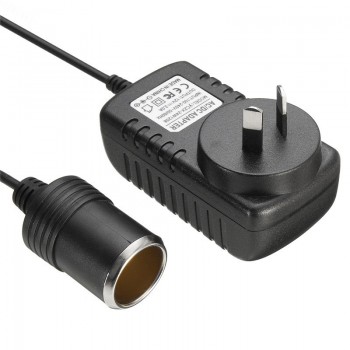 AC 240V to DC 12V/2A AU/US/UK/EU Plug Charger Power Adapter Cigarette Lighter Socket Travel Wall Charger Converter For Car