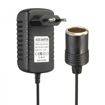 AC 240V to DC 12V/2A AU/US/UK/EU Plug Charger Power Adapter Cigarette Lighter Socket Travel Wall Charger Converter For Car