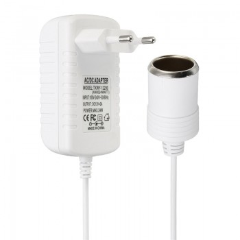 AC 240V to DC 12V/2A AU/US/UK/EU Plug Charger Power Adapter Cigarette Lighter Socket Travel Wall Charger Converter For Car
