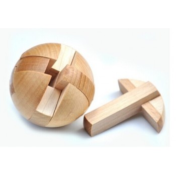 Classic IQ Wooden Puzzle Mind Brain Teasers Burr Puzzles Game Toys for Adults Children