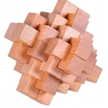 Classic IQ Wooden Puzzle Mind Brain Teasers Burr Puzzles Game Toys for Adults Children