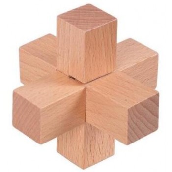 Classic IQ Wooden Puzzle Mind Brain Teasers Burr Puzzles Game Toys for Adults Children