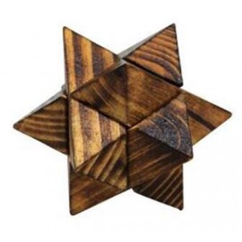 Classic IQ Wooden Puzzle Mind Brain Teasers Burr Puzzles Game Toys for Adults Children
