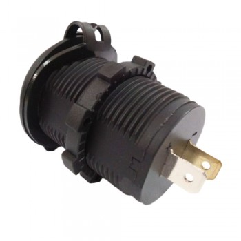 2V-24V Waterproof Dual USB Universal Car Charger Car LED Digital Display Charging Socket Car Charging 3.1A safe charging