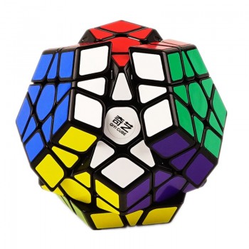 QIYI 3X3 Megaminxeds Magic Cube Black White Speed Professional 12 Sides Puzzle Cubo Magico Educational Toys For Children