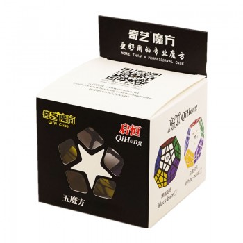 QIYI 3X3 Megaminxeds Magic Cube Black White Speed Professional 12 Sides Puzzle Cubo Magico Educational Toys For Children
