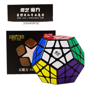 QIYI 3X3 Megaminxeds Magic Cube Black White Speed Professional 12 Sides Puzzle Cubo Magico Educational Toys For Children
