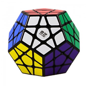 QIYI 3X3 Megaminxeds Magic Cube Black White Speed Professional 12 Sides Puzzle Cubo Magico Educational Toys For Children
