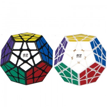 QIYI 3X3 Megaminxeds Magic Cube Black White Speed Professional 12 Sides Puzzle Cubo Magico Educational Toys For Children