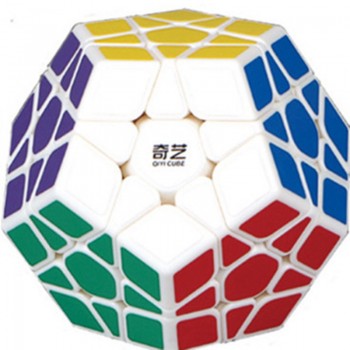 QIYI 3X3 Megaminxeds Magic Cube Black White Speed Professional 12 Sides Puzzle Cubo Magico Educational Toys For Children
