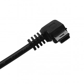 KROAK DC12-40V 1.5A MINI USB Interface Car DVR Charger Adapter Cable With Magnet Anti-Interference 3.5M For GPS Navigation