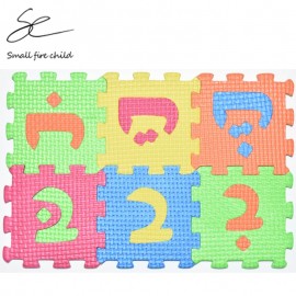 Arab alphabet toys Kids baby play puzzle mats 9 * 9CM carpet rugs babies puzzle 28PCS Arabic Language amp; 8PCS number of fo