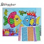 1 Pcs Random Kids Children Kindergarten Educational Puzzles Crystal Diamond Mosaic Sticker Painting Diy Crafts Toys