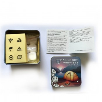 Telling Story DIY Dice Game  Magic Cube Story Metal Boxes Family/Party/Friends Parents with Children Funny Imagine