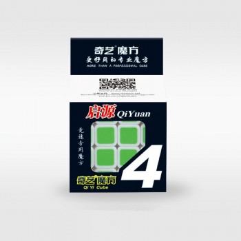 QIYI 4x4x4 Cube 4x4 62mm Cube Puzzle Black White Professional Speed Cube Magico Educational Toy For Children Cube