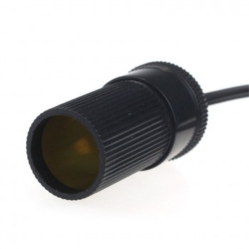 2017 new 12V 24V 10A Car Accessory Cigarette Lighter Socket Extension Cord Cable 1-5m car-styling High quality