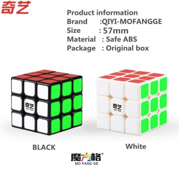 QIYI Cube 3x3x3 5.6CM Carbon Fiber Sticker Professional Speed Puzzle Magic Cubes Kids cube 3x3x3 Gift mini cube