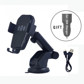 Qi Fast Car Wireless Charger Power Adapter Phone Holder For Apple iPhone X XS Max XR 8 Samsung Galaxy S9 S8 Nexus Huawei Xiaomi