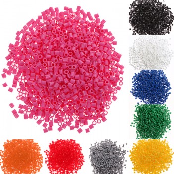 1000pcs 5mm EVA Hama/Perler Beads Toy DIY Handmaking Fuse Bead Multicolor Creative Kids Fun Craft Toys