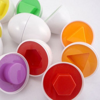 6 Pcs /Set Eggs Learning Education Toys Mixed Shape Wise Pretend Puzzle Smart Baby Kids Learning Toys Tool Educational Toys