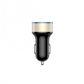 New Colorful Hot Duoble Auto Car USB Charger For iPhone 5 5s 6 Charging Adapter Short Circuit Protection Cigar Socket