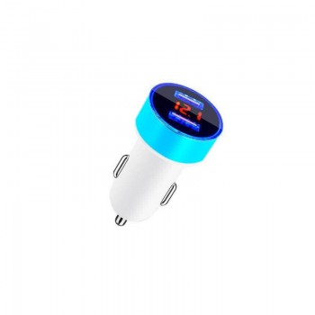 New Colorful Hot Duoble Auto Car USB Charger For iPhone 5 5s 6 Charging Adapter Short Circuit Protection Cigar Socket