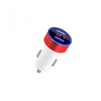 New Colorful Hot Duoble Auto Car USB Charger For iPhone 5 5s 6 Charging Adapter Short Circuit Protection Cigar Socket