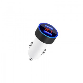 New Colorful Hot Duoble Auto Car USB Charger For iPhone 5 5s 6 Charging Adapter Short Circuit Protection Cigar Socket