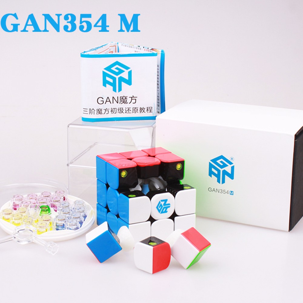 GAN354 M 3x3x3 magnets puzzle magic cube professional speed gans cubes gan 354 Magnetic cubo magico toys for children or adults