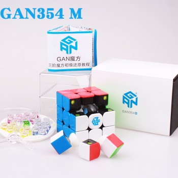 GAN354 M 3x3x3 magnets puzzle magic cube professional speed gans cubes gan 354 Magnetic cubo magico toys for children or adults