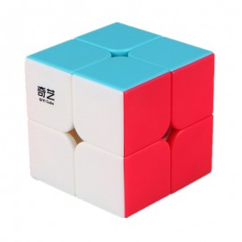 QIYI QIDI 2X2X2 MAGIC SPEED CUBE POCKET STICKERless PUZZLE CUBE PROFESSIONAL 2x2 SPEED CUBE EDUCATIONAL funny TOYS FOR CHILDREN