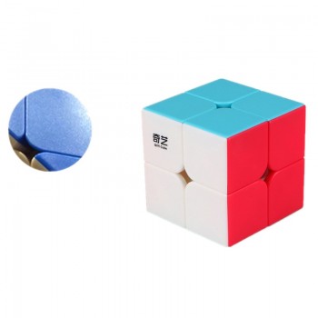 QIYI QIDI 2X2X2 MAGIC SPEED CUBE POCKET STICKERless PUZZLE CUBE PROFESSIONAL 2x2 SPEED CUBE EDUCATIONAL funny TOYS FOR CHILDREN
