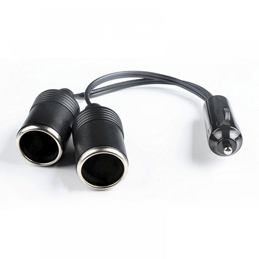12-24V 2 Ways 10A Car Cigarette Lighter Splitter Female Socket Plug Power Adapter Connector Output