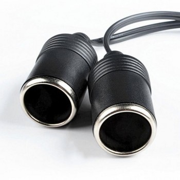12-24V 2 Ways 10A Car Cigarette Lighter Splitter Female Socket Plug Power Adapter Connector Output