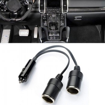 12-24V 2 Ways 10A Car Cigarette Lighter Splitter Female Socket Plug Power Adapter Connector Output