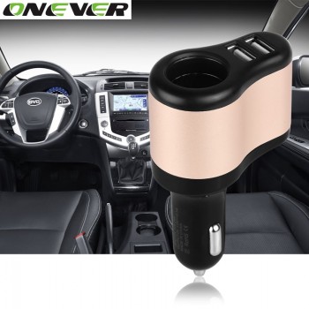 High Quality 12V 1A amp; 2.1A Universal 2 Ports Dual USB One Way Car Cigarette Lighter Power Socket Charger Adapter for Phone GPS