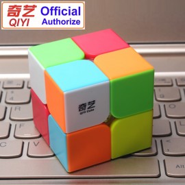Cube 2*2*2 Classic Magic Toy PVC Sticker Block Puzzle Speed Cube Kids Toys Magic Cube Magic Cubes For Children K2825