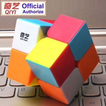 Cube 2*2*2 Classic Magic Toy PVC Sticker Block Puzzle Speed Cube Kids Toys Magic Cube Magic Cubes For Children K2825