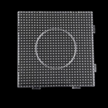 Kids Craft Fuse Beads Big Square Puzzle Pegboards Patterns For 5 mm Hama Beads Perler Beads DIY Puzzles