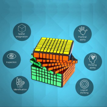 RCtown MOYU MF9 9x9 Magic Puzzle Cube Adult Kids Educational Toy Birthday Festival Gift