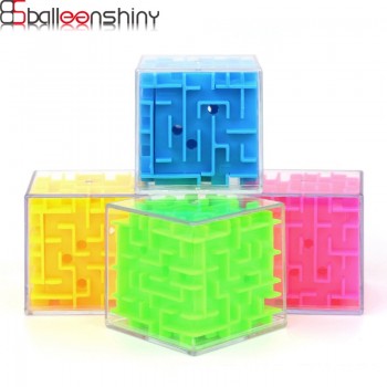 BalleenShiny 3D Maze Magic Cube Puzzle Toy Kids Funny Creative Hand Game Development Baby Early Educational Toys for children