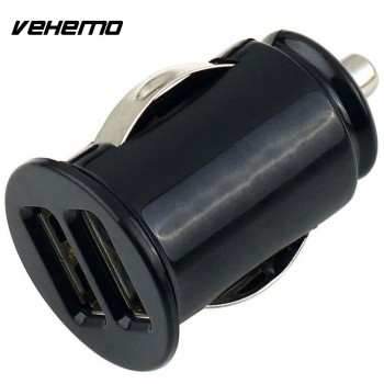 Vehemo Dual USB 5V/2.1A Car Charger Car Quick Charger Pad Auto Charger Voltage Phone Original Adaptive