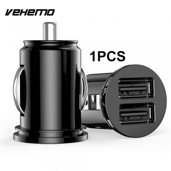 Vehemo Dual USB 5V/2.1A Car Charger Car Quick Charger Pad Auto Charger Voltage Phone Original Adaptive