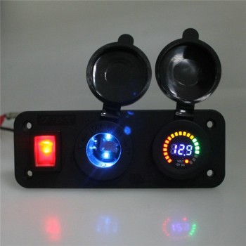 12V 24V cigarette socket car lighter with Led 12V Dual Socket USB adapter charger with car cigarette light DC 5 V 1A