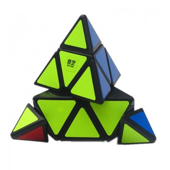 Qiyi 3*3*3 Pyramid Speed Magic Cube Professional Magic Cube Puzzles Colorful Educational Toys For Children